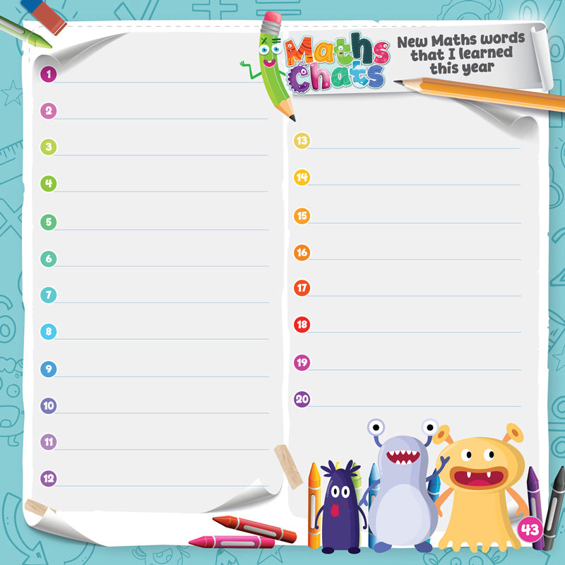 primary maths journal worksheet pages for classroom use
