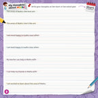 primary maths journal worksheet pages for classroom use