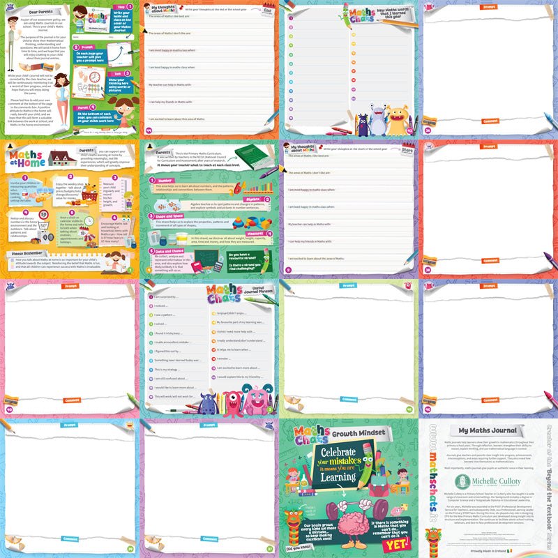 primary maths journal sample pages problem solving Ireland